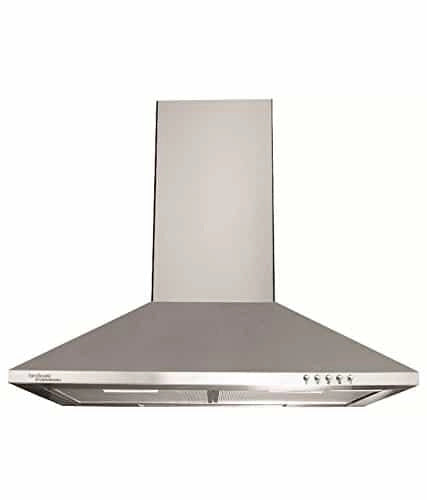 Hindware 60cm 750 m3/hr Chimney (C100072, 2 Cassette Filters, Steel/Grey)