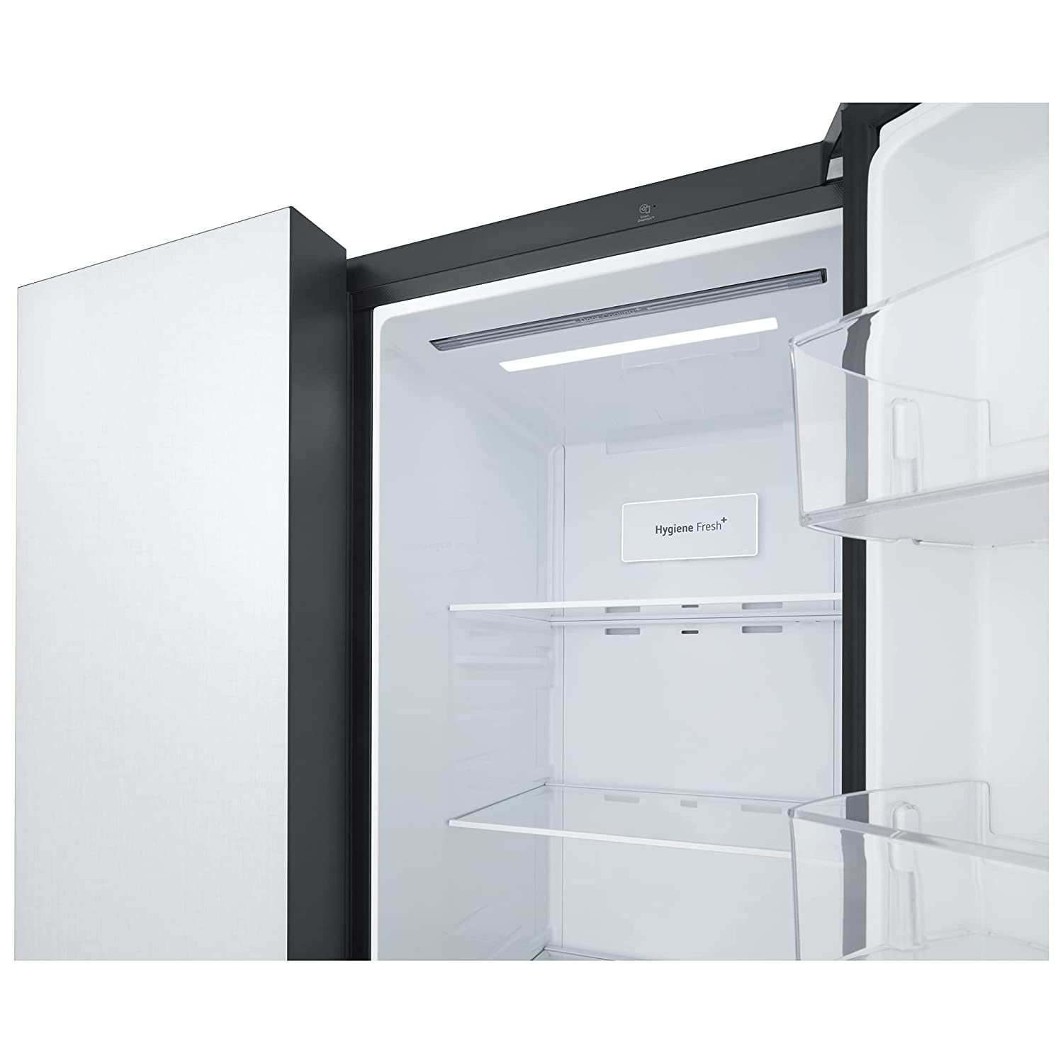 LG Side-by-Side Refrigerator GC-B257UGLW: 694L Frost Free Smart Inverter, Linen White