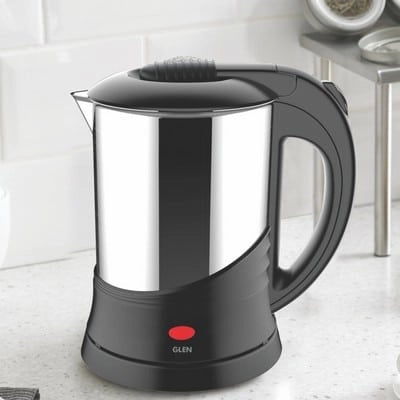 Glen Travel Kettle 9013 SS 0.5Ltr 1000watt plus 2 Cups