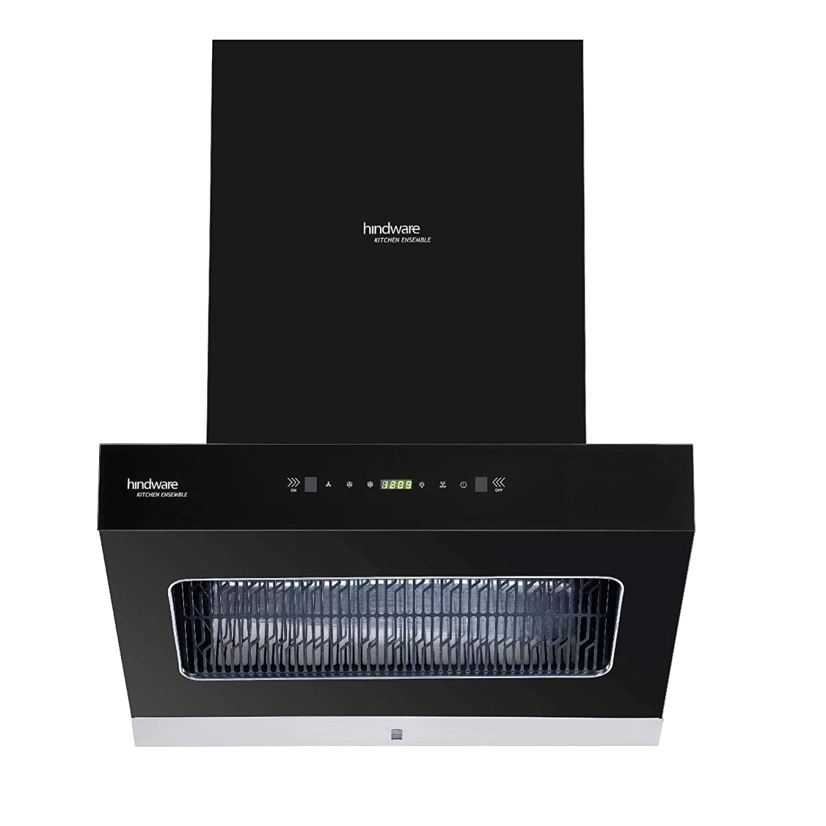 Hindware Octavia 60 Cm Filterless Auto Clean wall mounted chimney with Motion sensor, 1350 M3/Hr with Free Kit LTW