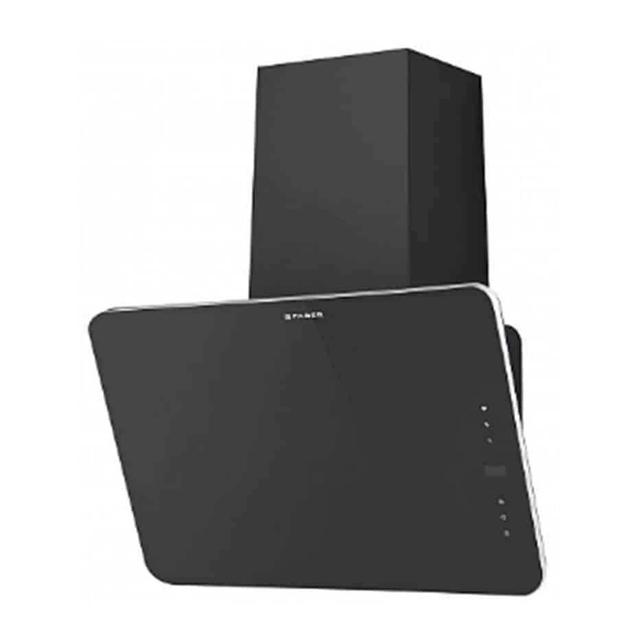 Faber 60 cm 1150 m³/hr angular Kitchen Chimney (HOOD FABIO BK TC LTW 60, Cassette Filter, Touch Control, Black)