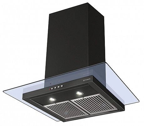 Faber HOOD GLASSY PLUS BK PB LTW 60 cm chimney
