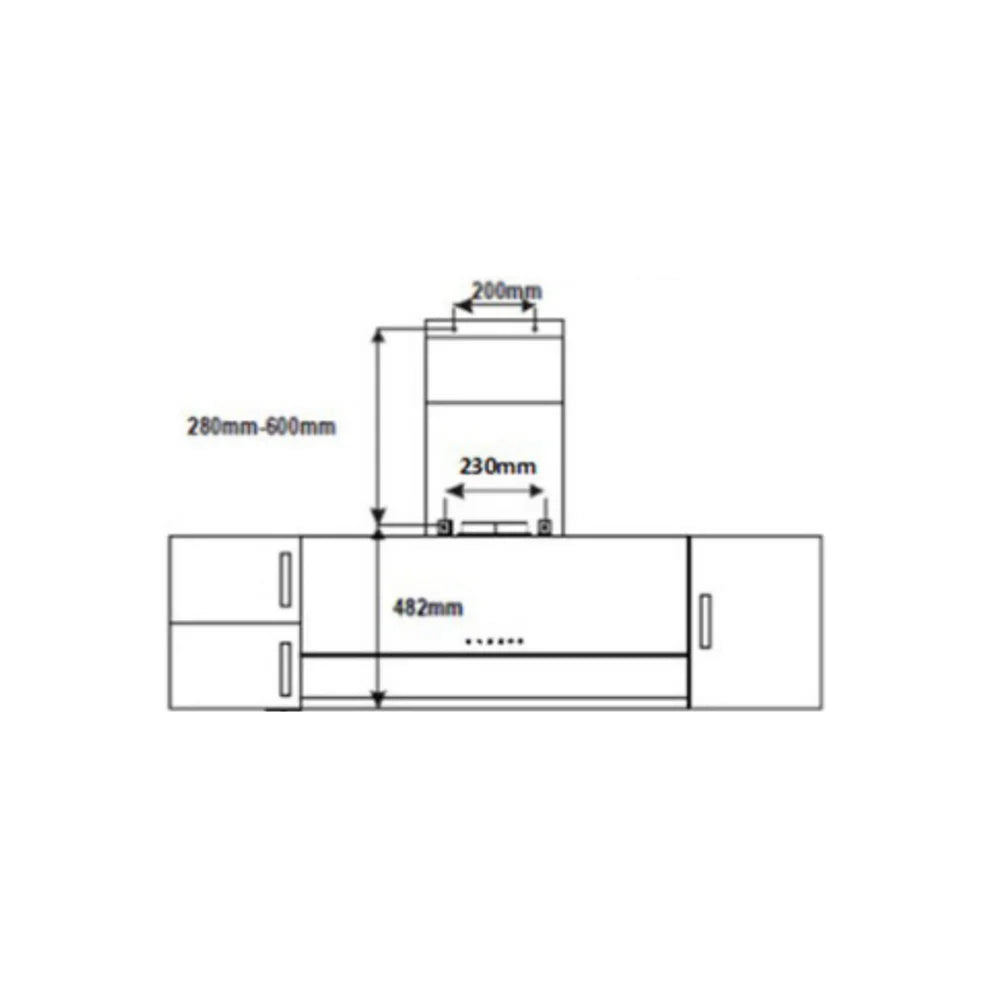 Hafele FRIDA 75 Chimney: Sleek and Powerful Kitchen Ventilation