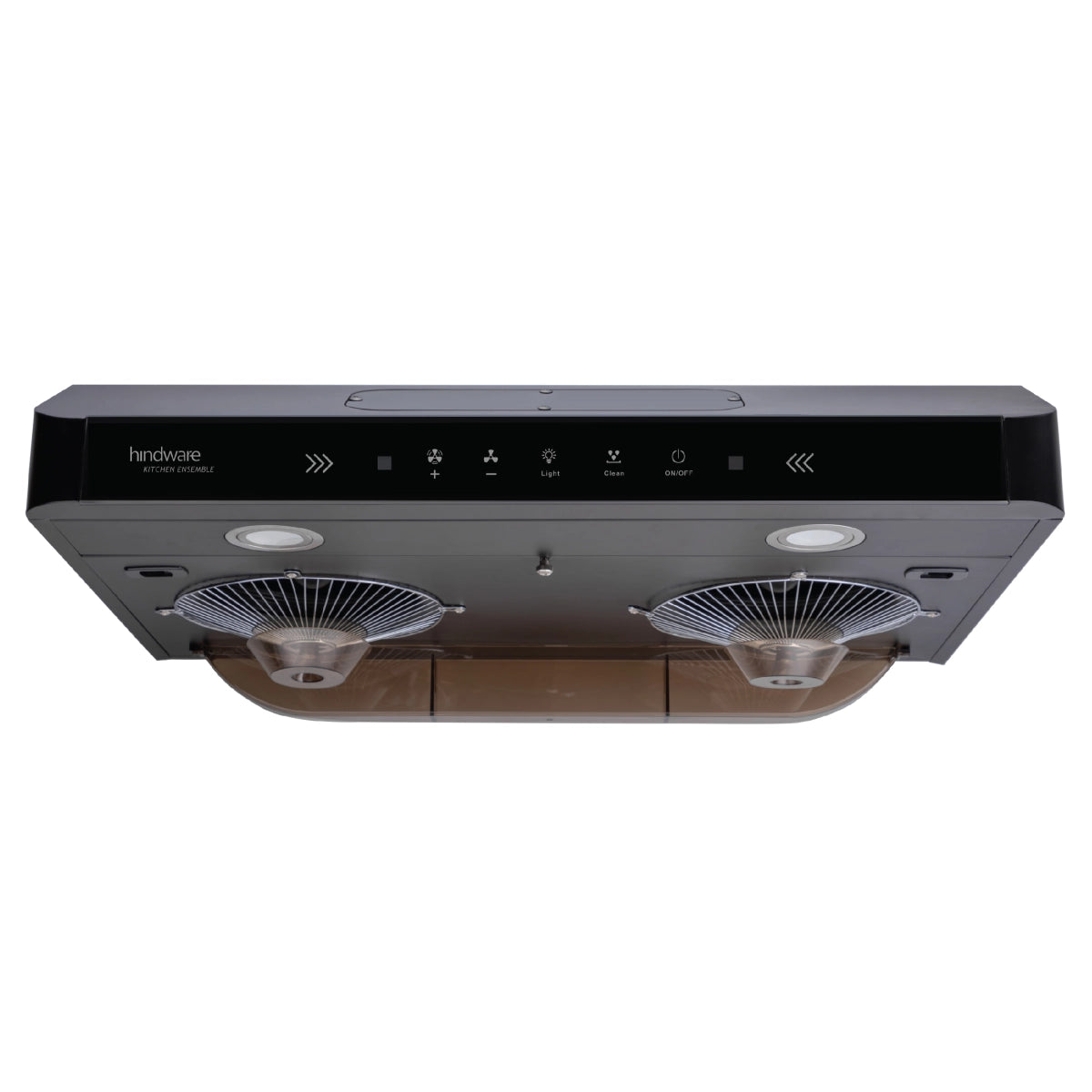 Hindware SCARLET black 71 cm Auto Clean Straight Line Chimney With touch control