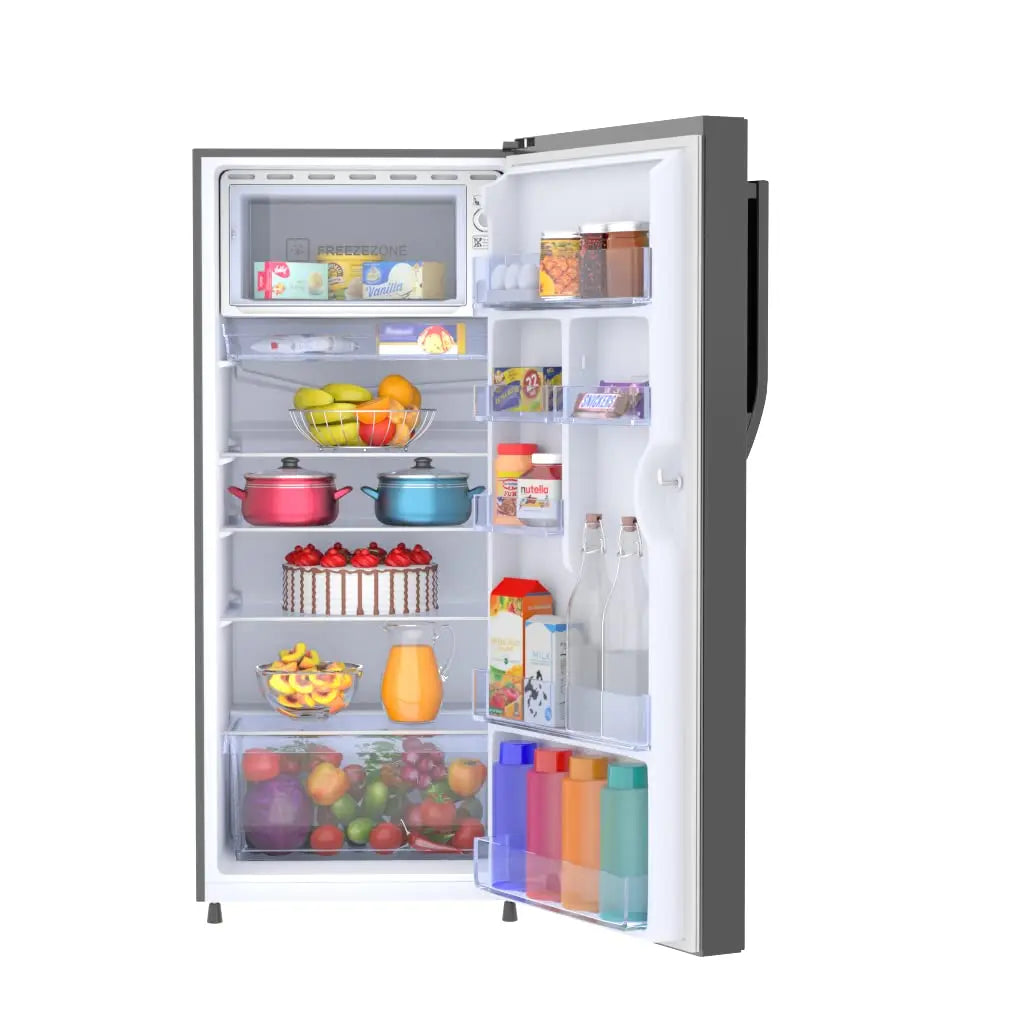 Haier 190L 3 Star Refrigerator HED-203DS-P, Dazzle Steel
