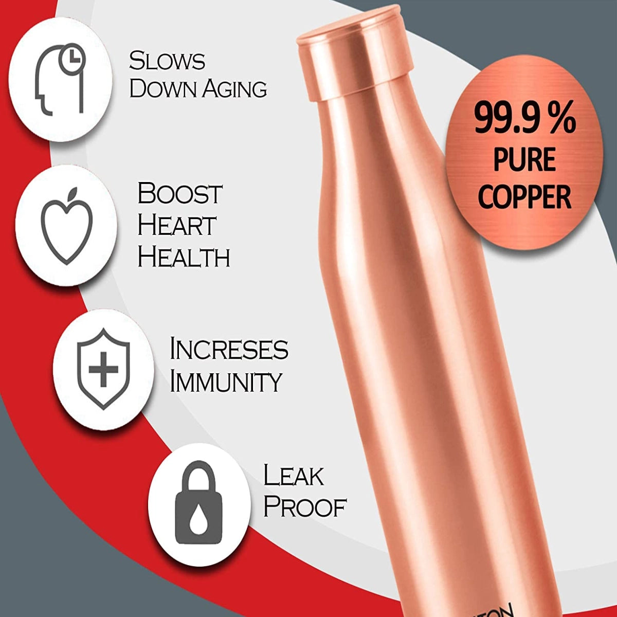 Milton Copper Charge Water Bottle -1000ml