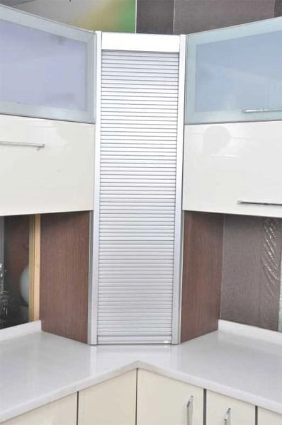 Inox Corner Rolling Shutter
