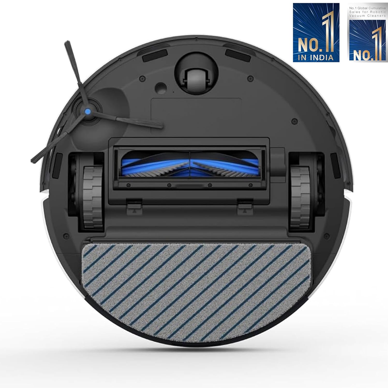 ECOVACS DEEBOT N30 Plus White Robot Vacuum & Mop, 2025 New Launch, Bagless Multi-Cyclone Auto Empty Station