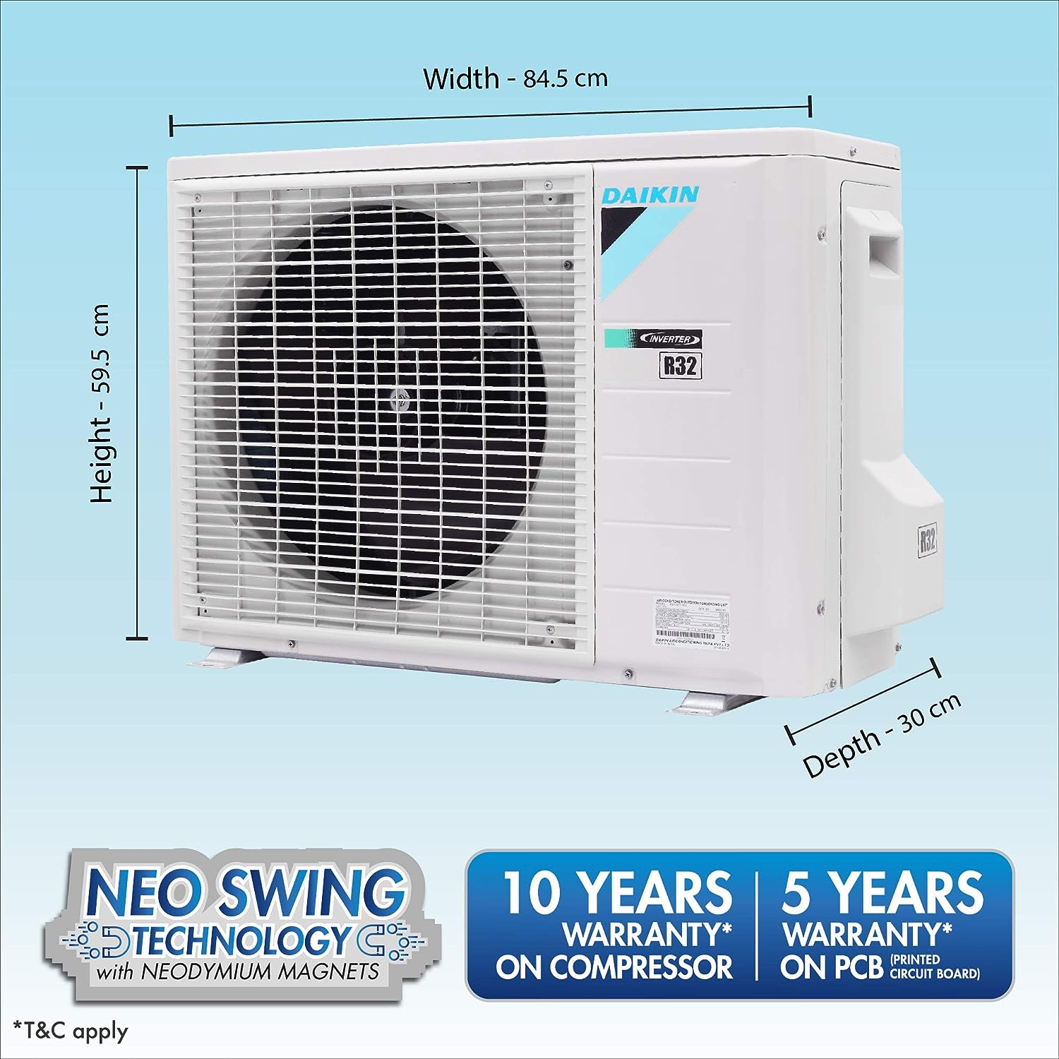 Daikin FTKG60TV16U 1.8 Ton 5 Star Inverter Split Air Conditioner