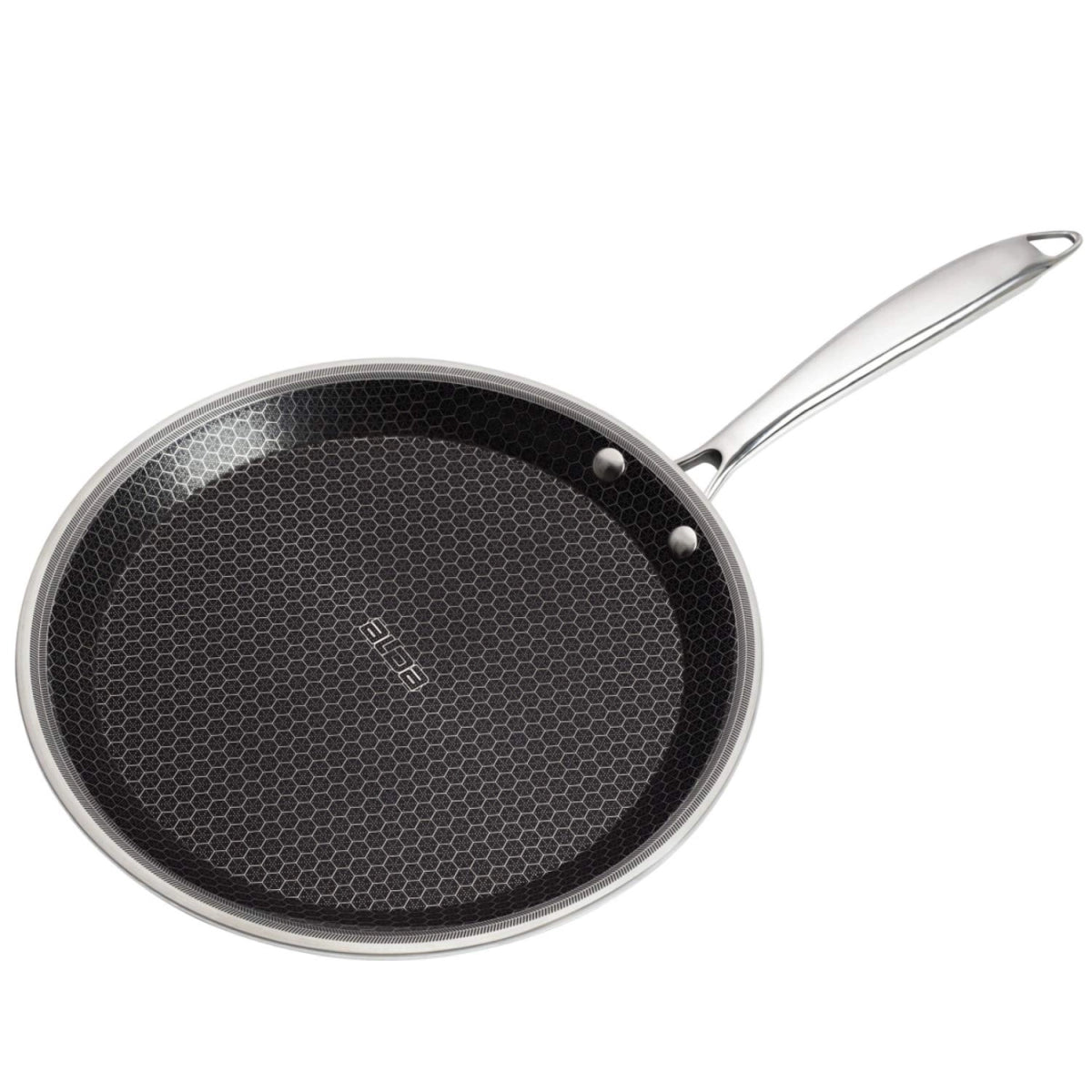 Alda Nero Tri-Ply Stainless Steel Non-Stick Crepe Pan 28 cm