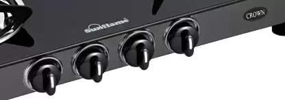 Sunflame Crown Stainless Steel 4 Burner Cooktop