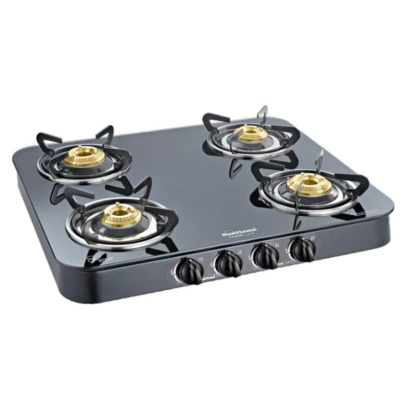 Sunflame Crystal 4 Burner (4B) Curve BK