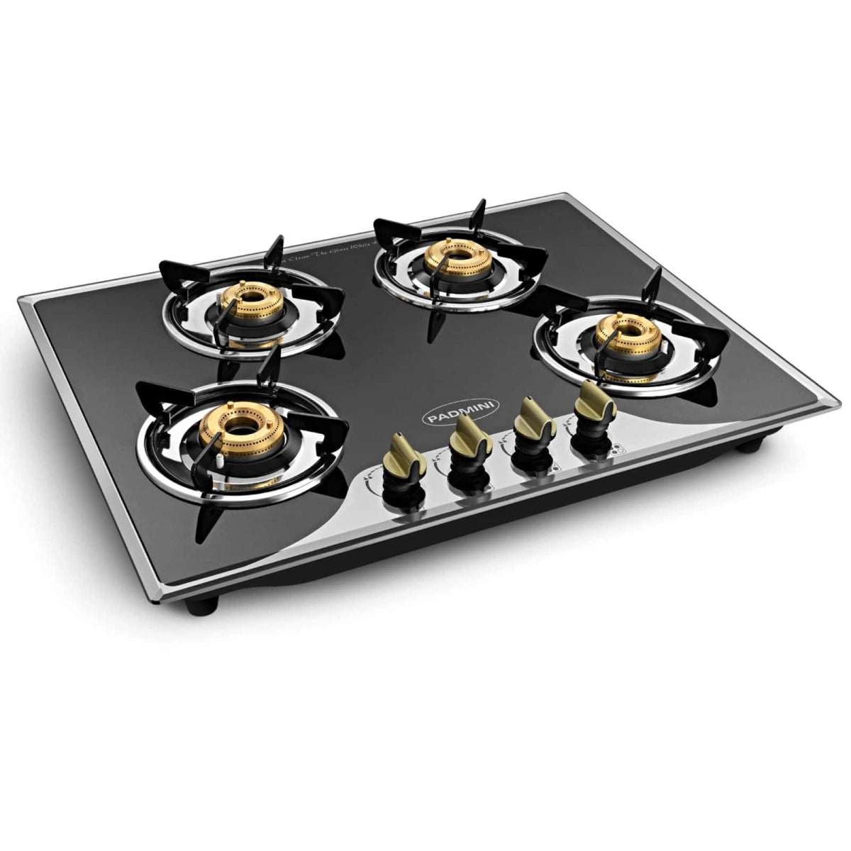 Padmini Gas Stove, 4 Burner, Black (CS-400 GL-IB)