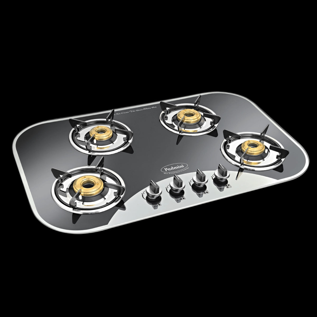 Padmini Gas Stove, 4 Burner, Black (CS-401 GL-IB)
