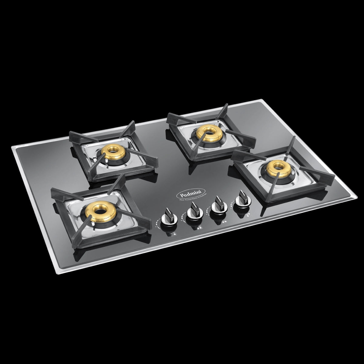 Padmini Gas Stove, 4 Burner, Black (CS-405 GL-IB)