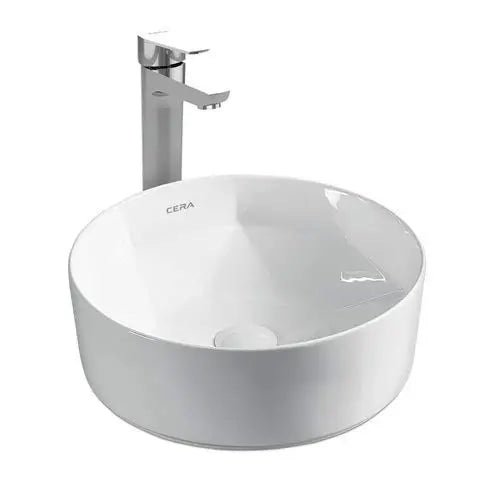 Cera cera Canisa Table Top Wash Basin s2020143 White 405 Dia