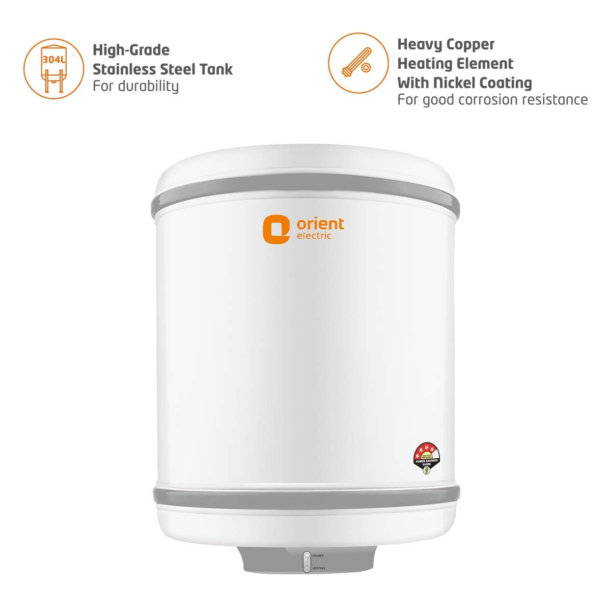 Orient Electric Water Heater 6 L Aqua Spring