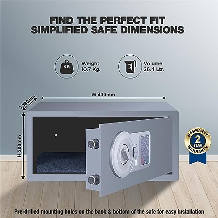 ozone agate laptop grey safe with advanced pin tchnology