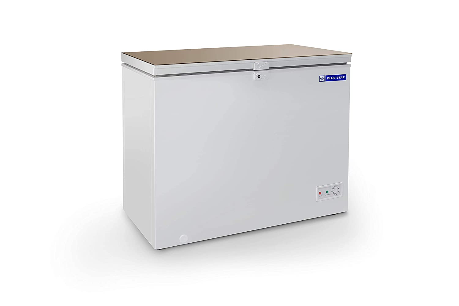 Blue Star Laminated Top Deep Freezer, 200 Ltrs, 8 to -24 degrees, PP liner (CFLTSD200DHPW)