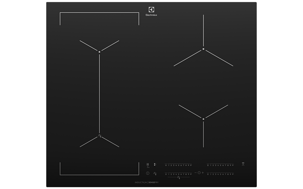 Electrolux 60Cm Ultimate Taste 700 Built-In Induction Hob with 4 cooking  Zones EHI645BE