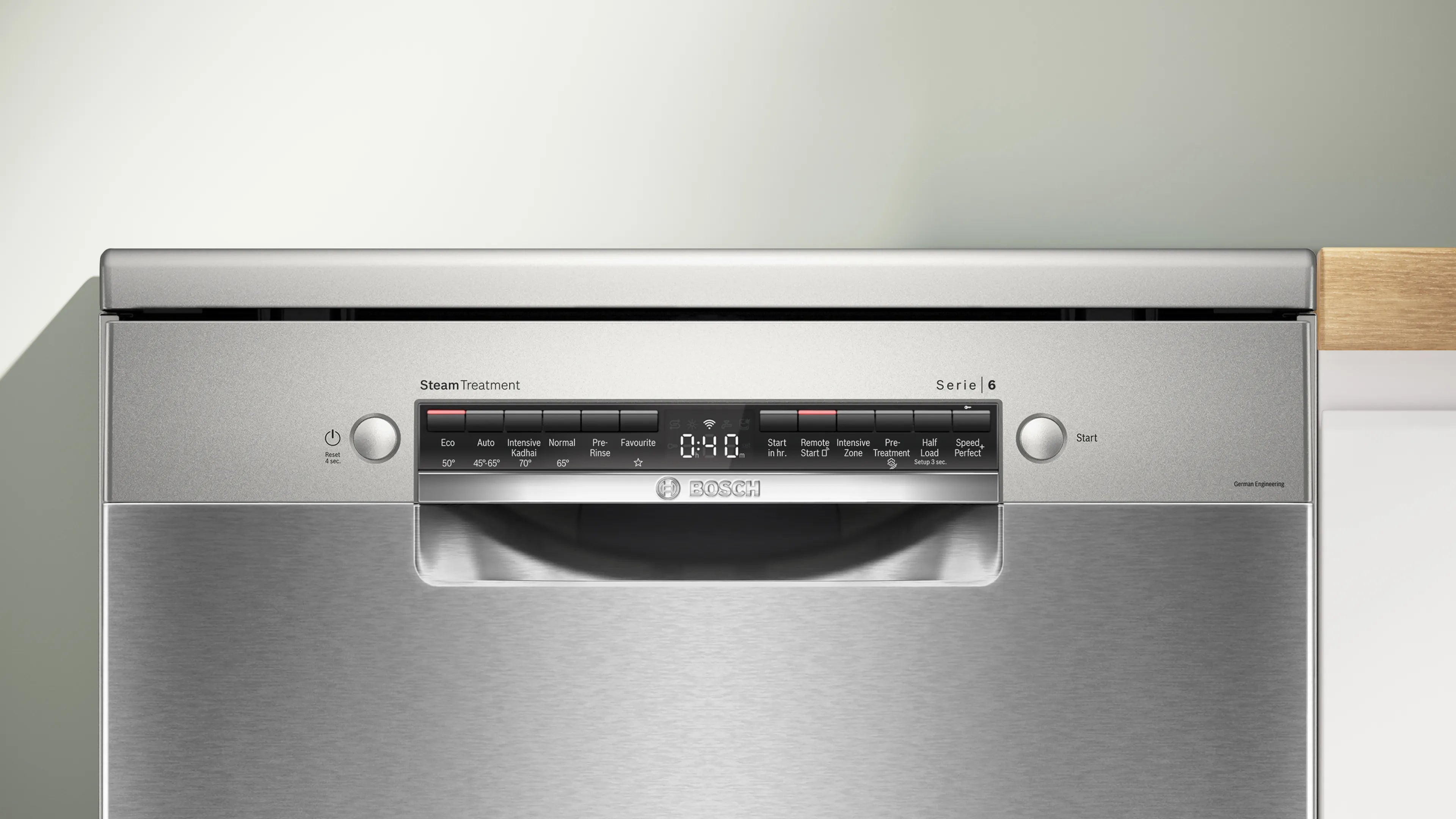 Bosch SMS6HMI00I Series 6 Bosch free-standing dishwasher 60 cm Brushed steel anti-fingerprint