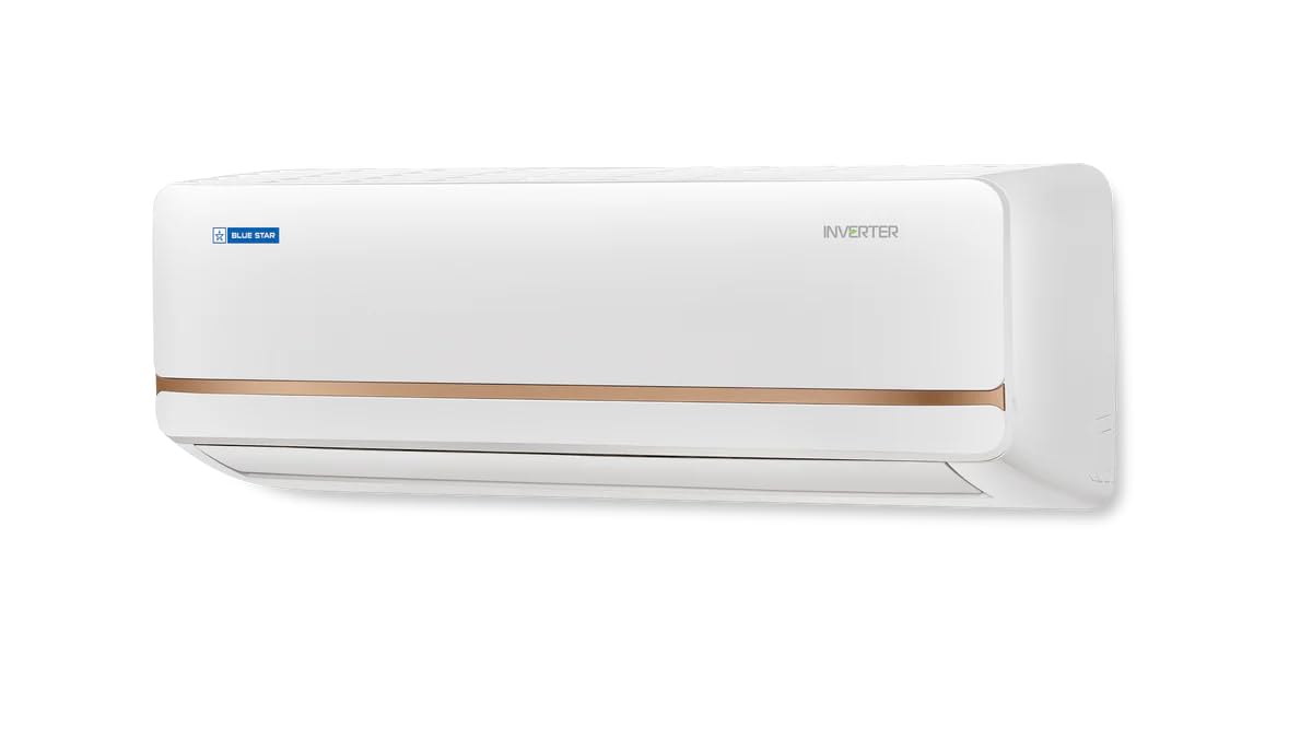 Blue Star 2 Ton 3 Star Split Inverter AC (Turbo Cool, Hexa Inverter Technology, 5-in-1 Convertible Cooling, Comfort Sleep, Energy Saver, IB324TKU, Copper Condenser) White