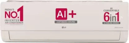 எல்ஜி ஸ்பிளிட் ஏசி 1.5 டன் 5 ஸ்டார் RS-Q20BWZE டூயல் இன்வெர்ட்டர் வெள்ளை