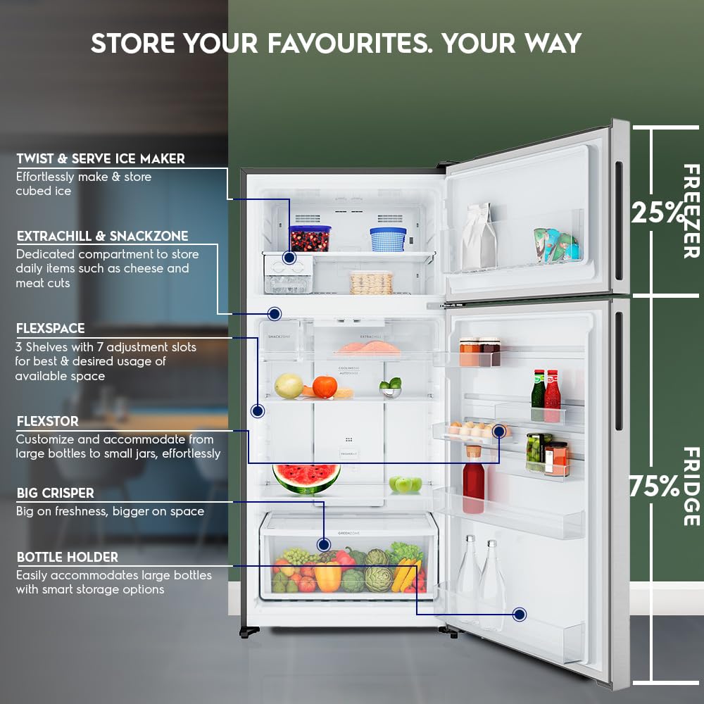 Electrolux 503L ETM5002C-S Double Door Refrigerator: Sleek and Spacious