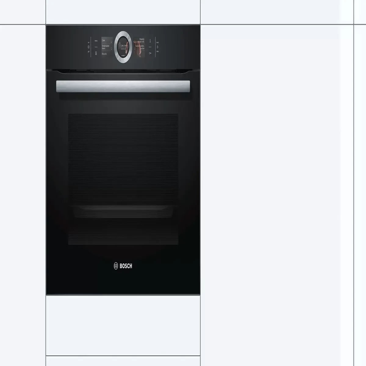 Bosch Built in oven Serie | 8 60 x 60 cm Black HBG6764B6B