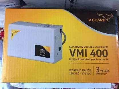 V-Guard VMI400 Digital Voltage Stabilizer for AC Upto 1.5 ton160v-280v Specially Designed for Inverter AC, Grey