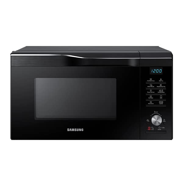 सैमसंग 28L कन्वेक्शन माइक्रोवेव ओवन स्लिमफ्राई के साथ MC28A6036QK/TL काला
