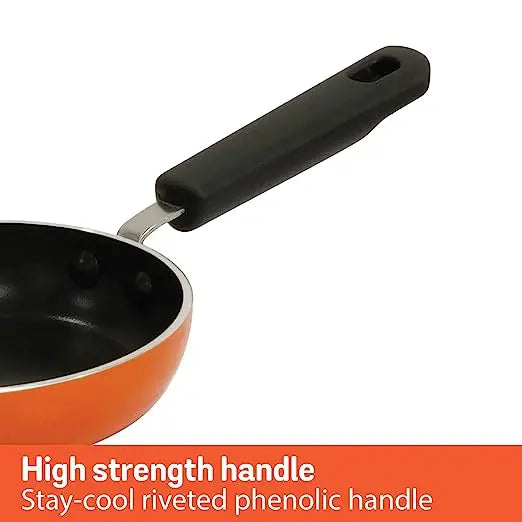 Meyer Non Stick Mini Fry Pan Gas Stove Compatible 10601 12cm Orange