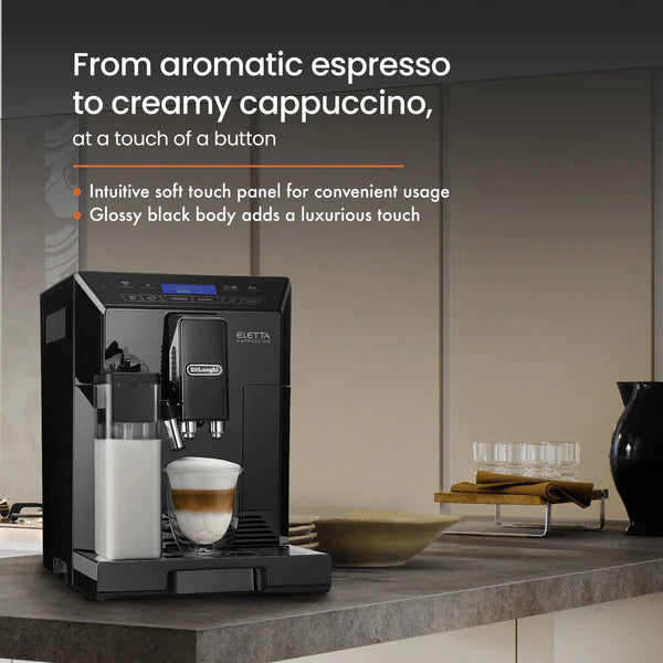 DELONGHI ECAM44.660.B 1450-Watt Fully Automatic Coffee Machine (Black)