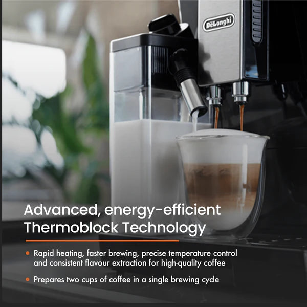 DELONGHI ECAM44.660.B 1450-Watt Fully Automatic Coffee Machine (Black)