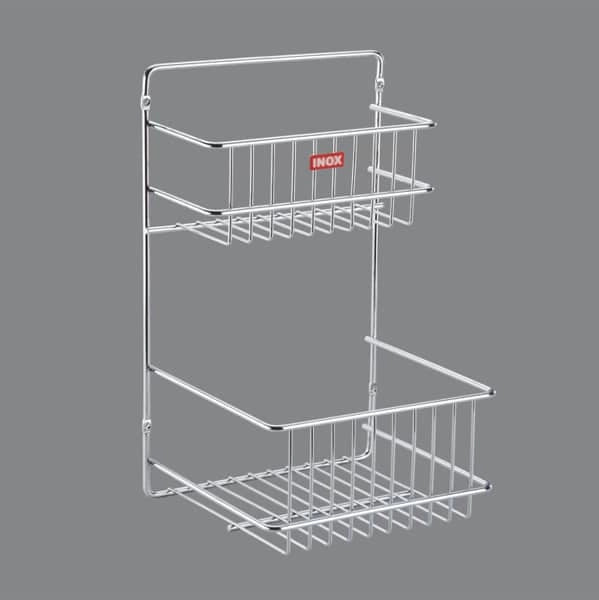Inox Detergent Holder Two Layer