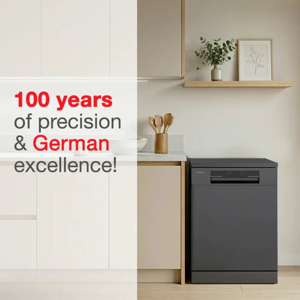Hafele AQUA NOIR 13 FS Free Standing Dishwasher - 13 Place Capacity