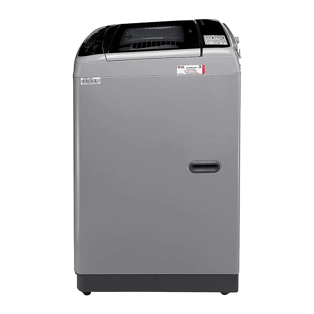 LG 10 Kg Inverter Fully-Automatic Top Loading Washing Machine (T2077NEDLG, Middle Free Silver)