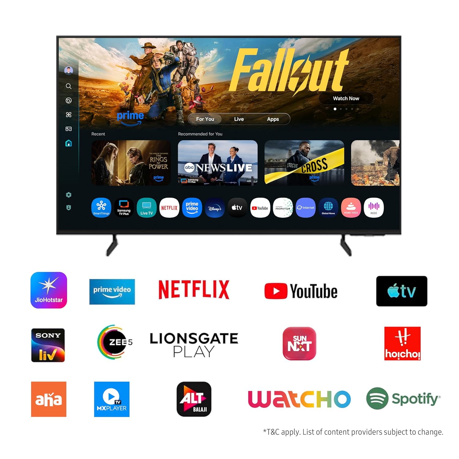 Samsung 55 Crystal 4K Ultra HD Smart LED TV UA55U8100FULXL (Black)