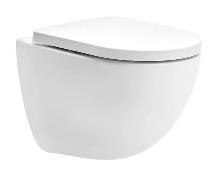 Cera S1044144MW Carnival Rimless Matt White 510x365 mm Wall Hung EWC
