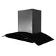 Faber HC SC FL EBK Design: Magnus 75 Wall Mount Black Chimney