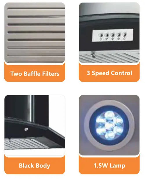 Clix WAVE 60 Black Chimney