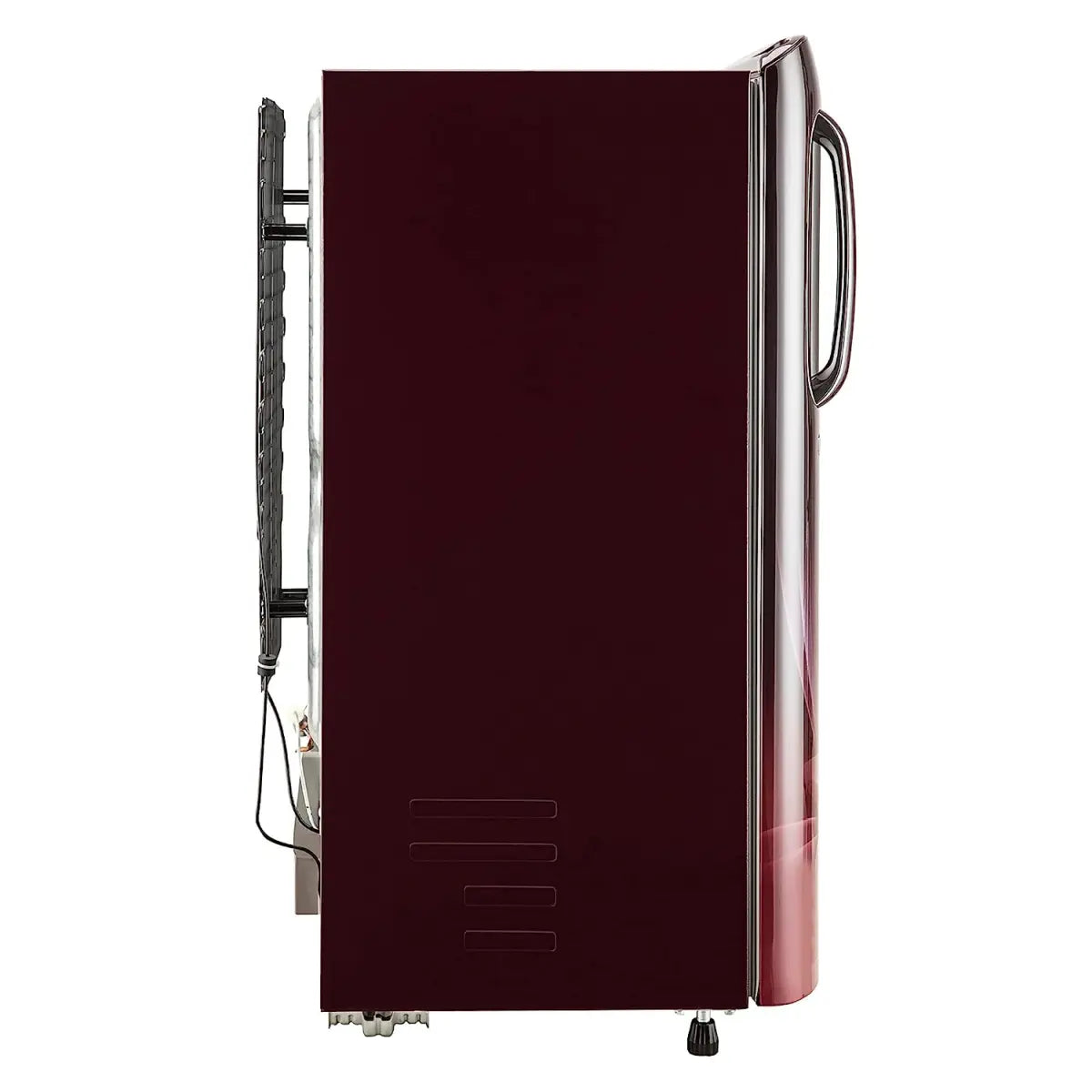 LG 185 L 3 Star Direct-Cool Single Door Refrigerator (GL-B201ASPD, Scarlet Plumeria, Moist 'N' Fresh, Gross Volume- 190 L)
