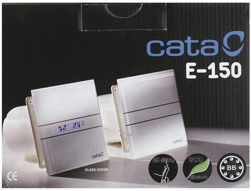 Cata E-150 GTH Glass 150 mm Exhaust Fan