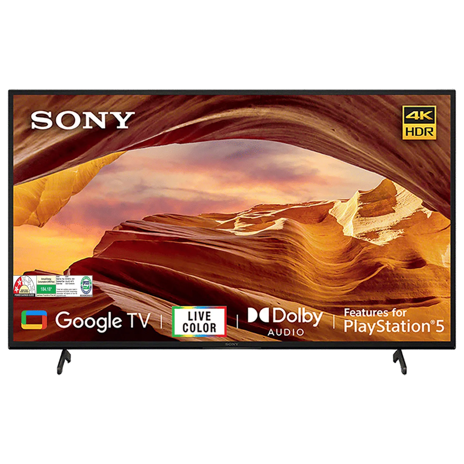 X75L 4K Ultra HD Smart TV | 126cm(50) KD-50X75L | HDR | Google TV