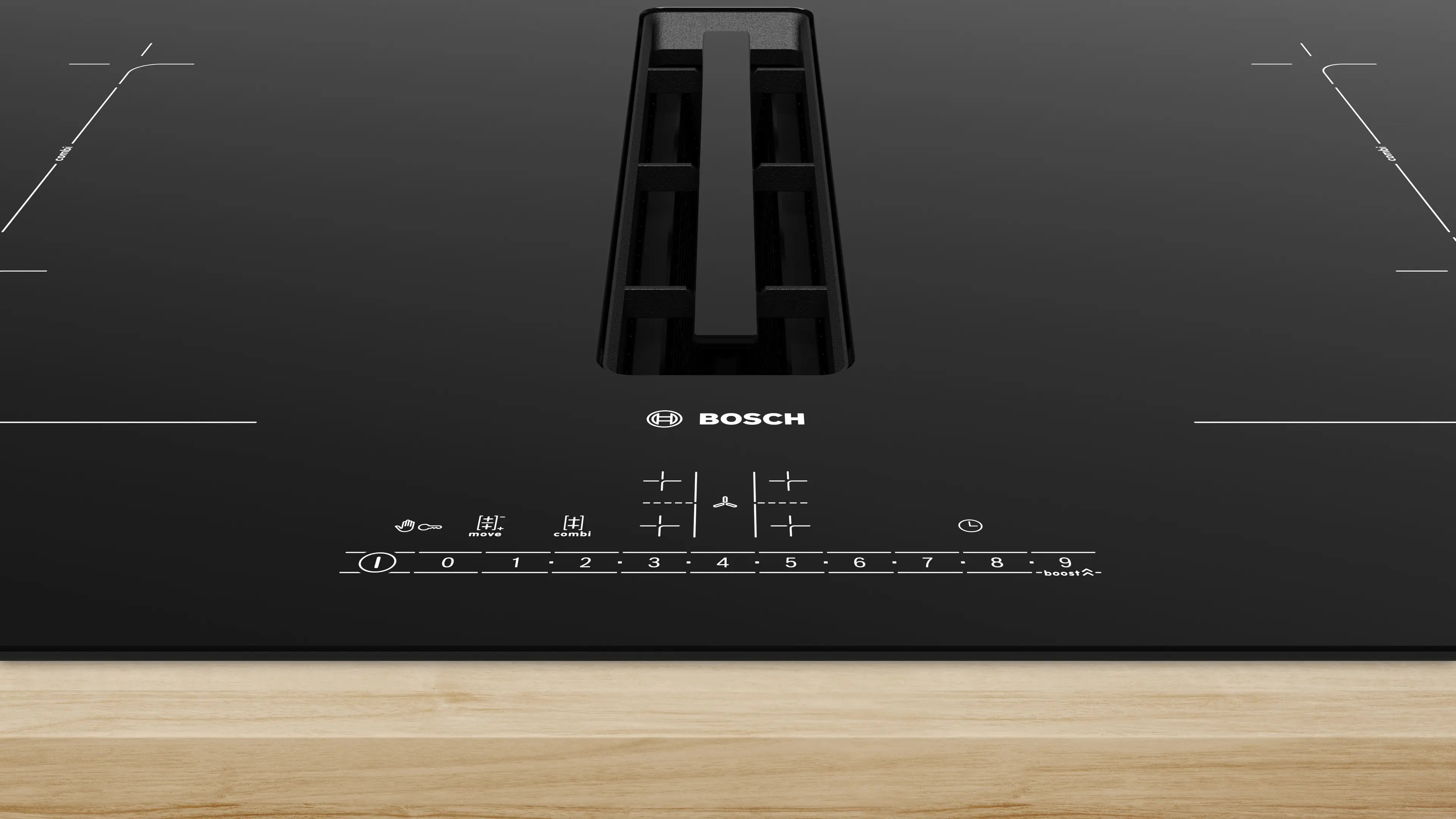 BOSCH Serie | 6 Induction hob with integrated ventilation system80 cm PVQ811F15E
