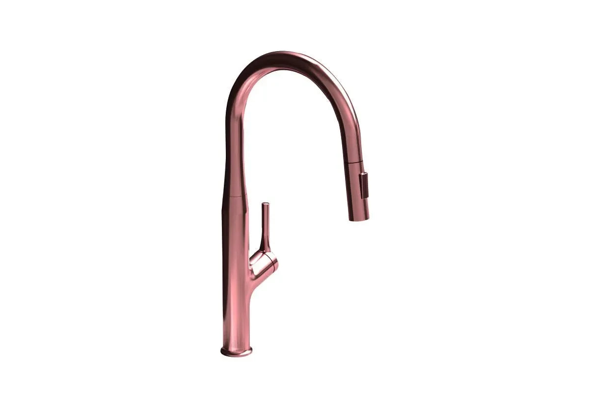 Carysil ALA 1512 Brass Kitchen Faucet - Rose Gold