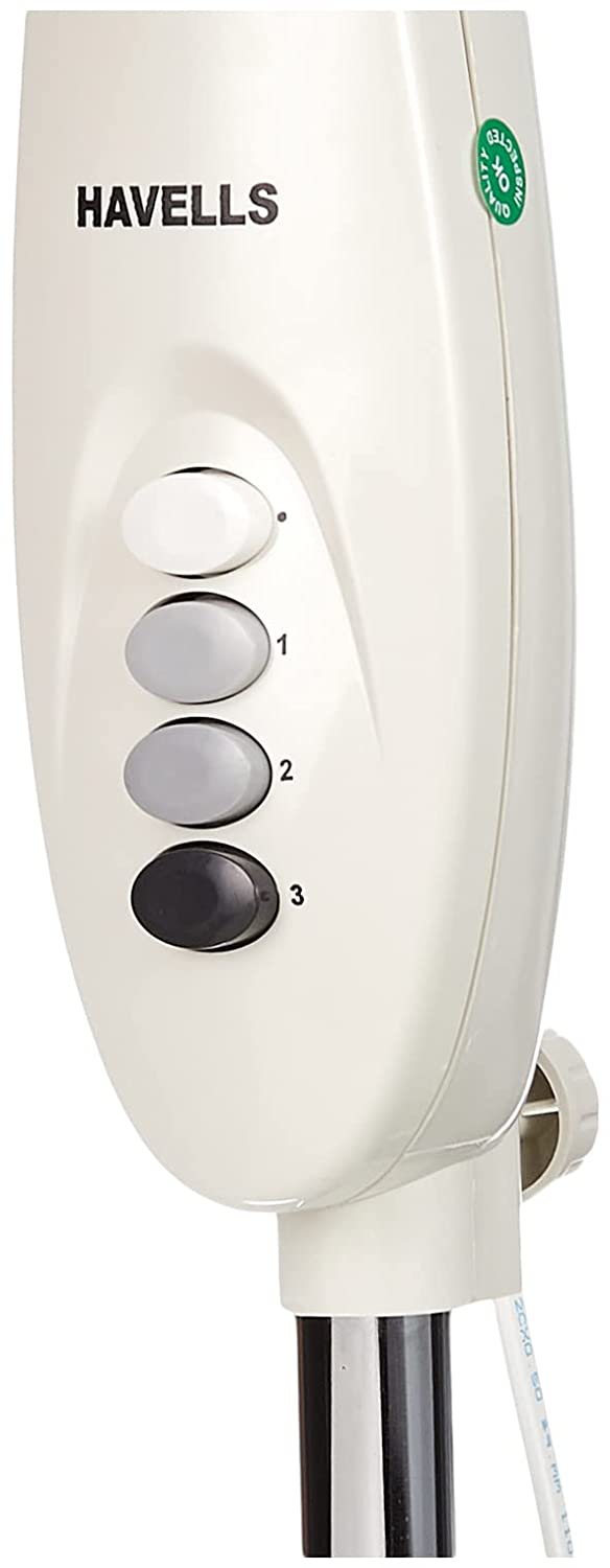 Havells  	pedestal Fan FHSSWSTOWH16 400MM White