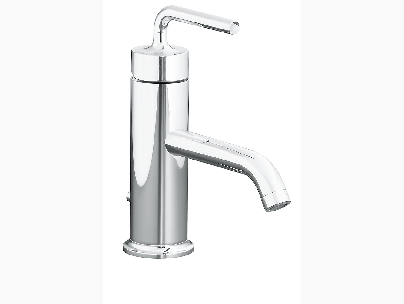 kohler K-14402IN-4A-CP Single-control basin faucet with drain in polished chrome