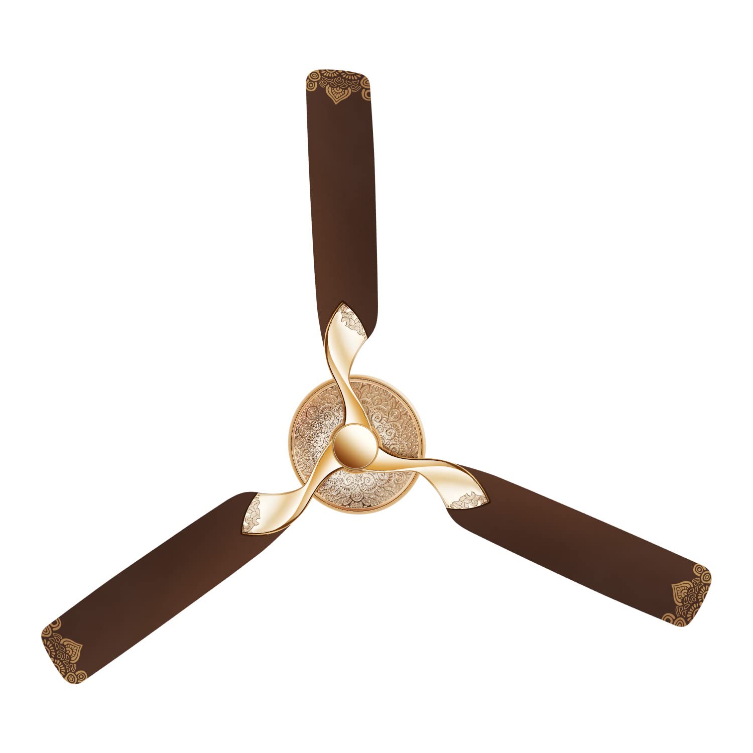 Luminous Jaipur Mahal 1320mm Ceiling Fan Tan Brown