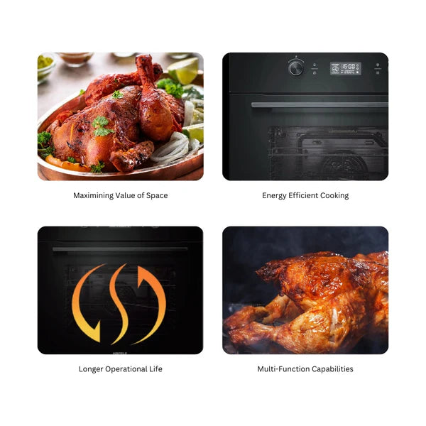 Hafele AURORA 80 Built-In Oven: Sleek and Efficient Cooking Appliance